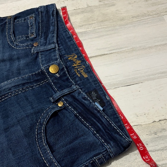 Rock 47 Denim by Wrangler Slim Boot Jeans Size 38 - Picture 8 of 9